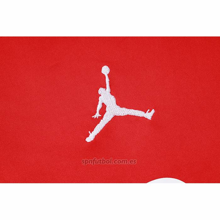 Chandal del Paris Saint-Germain Jordan Manga Corta 2024-2025 Rojo - Pantalon Corto